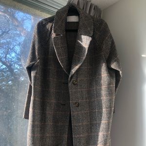 Oak and fort plaid coat (medium)